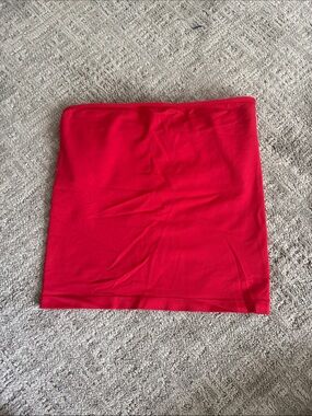 a new day Red Tube Top Tank
